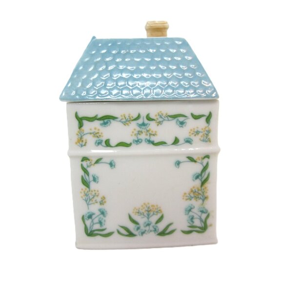 Original Lenox Spice Village Parsley Spice Jar Cottage House Ceramic - Picture 3 of 8